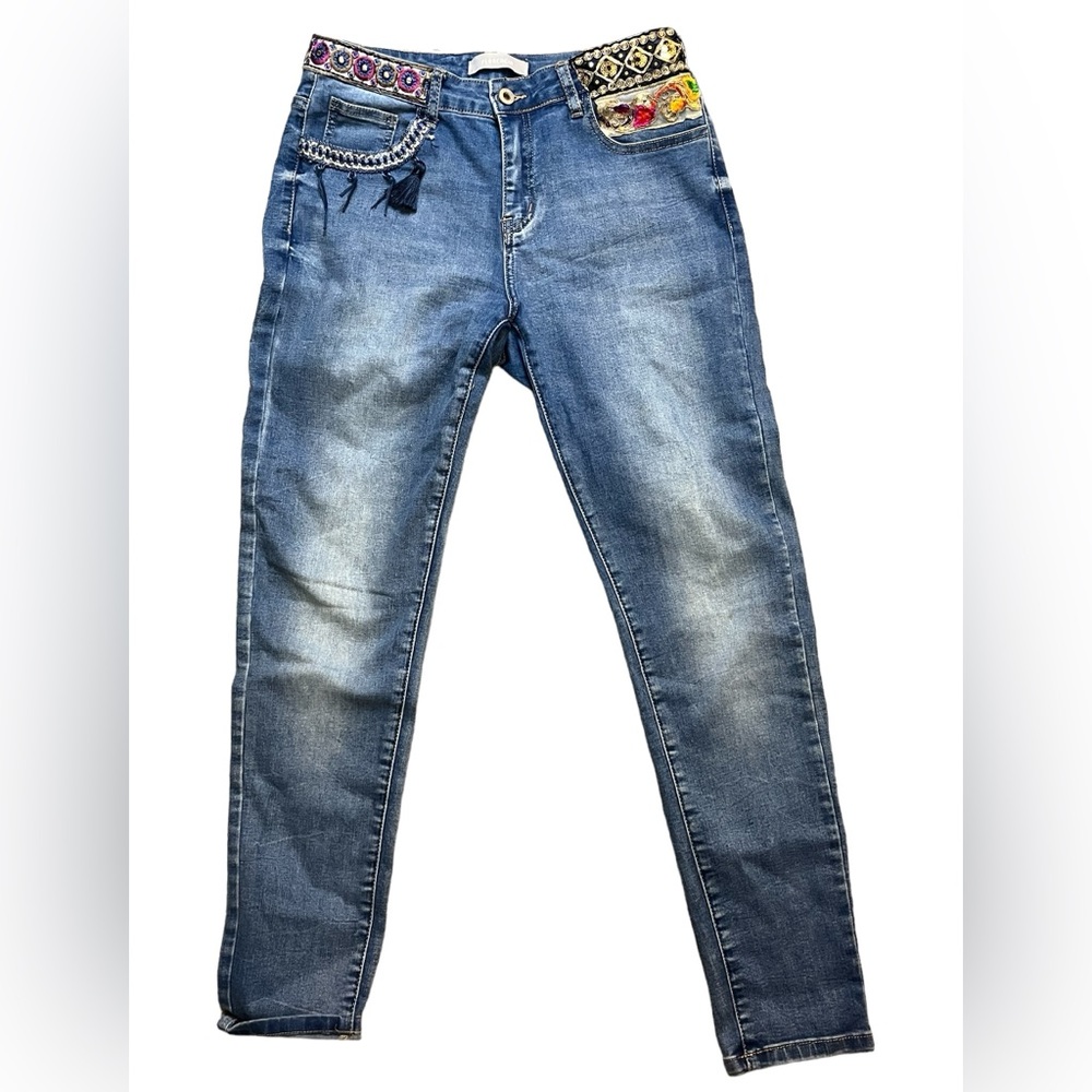 Florencia Decorated Women’s Jeans Large